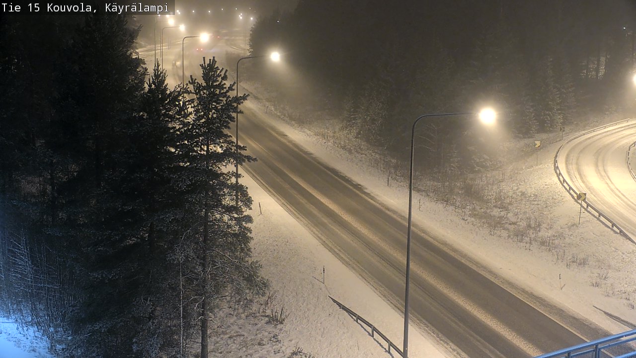 Weather Camera Image Road 15 Kouvola, Käyrälampi, Kouvola, Kymenlaakso