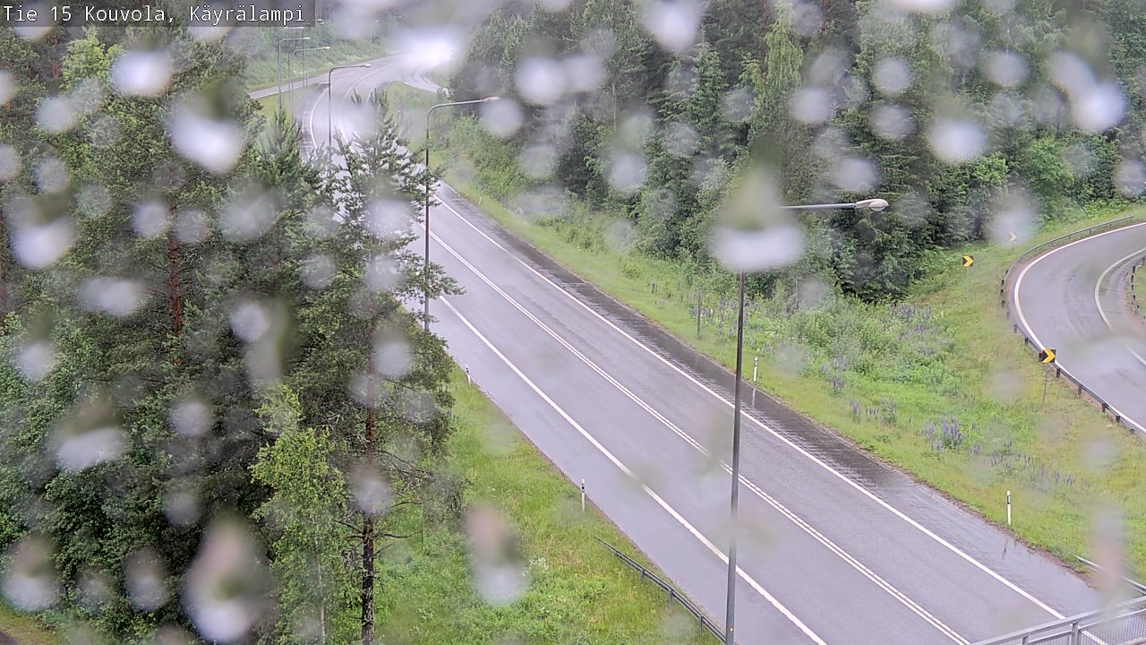 Weather Camera Image Väg 15 Kouvola, Käyrälampi, Kouvola, Kymenlaakso