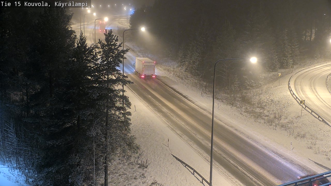 Weather Camera Image Road 15 Kouvola, Käyrälampi, Kouvola, Kymenlaakso