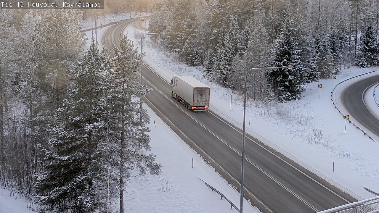Weather Camera Image Road 15 Kouvola, Käyrälampi, Kouvola, Kymenlaakso