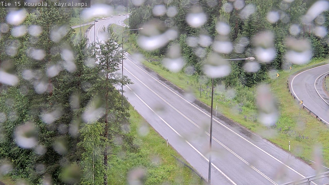 Weather Camera Image Väg 15 Kouvola, Käyrälampi, Kouvola, Kymenlaakso
