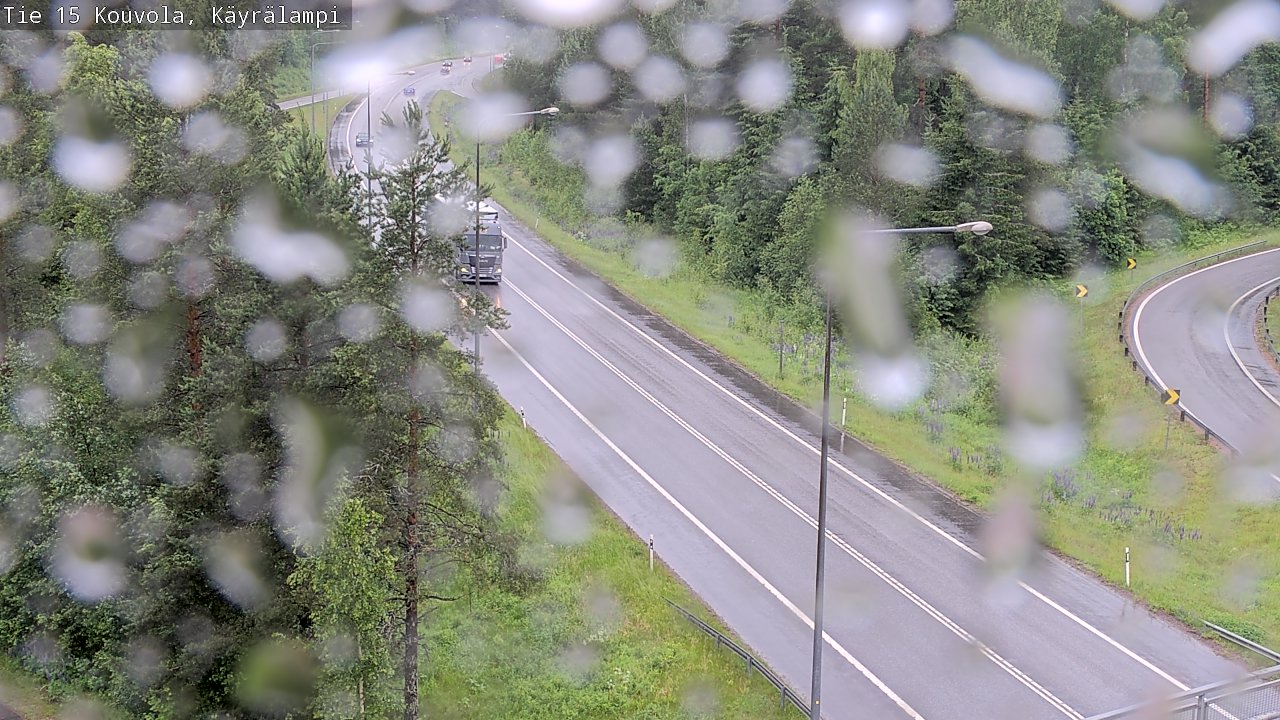 Weather Camera Image Väg 15 Kouvola, Käyrälampi, Kouvola, Kymenlaakso