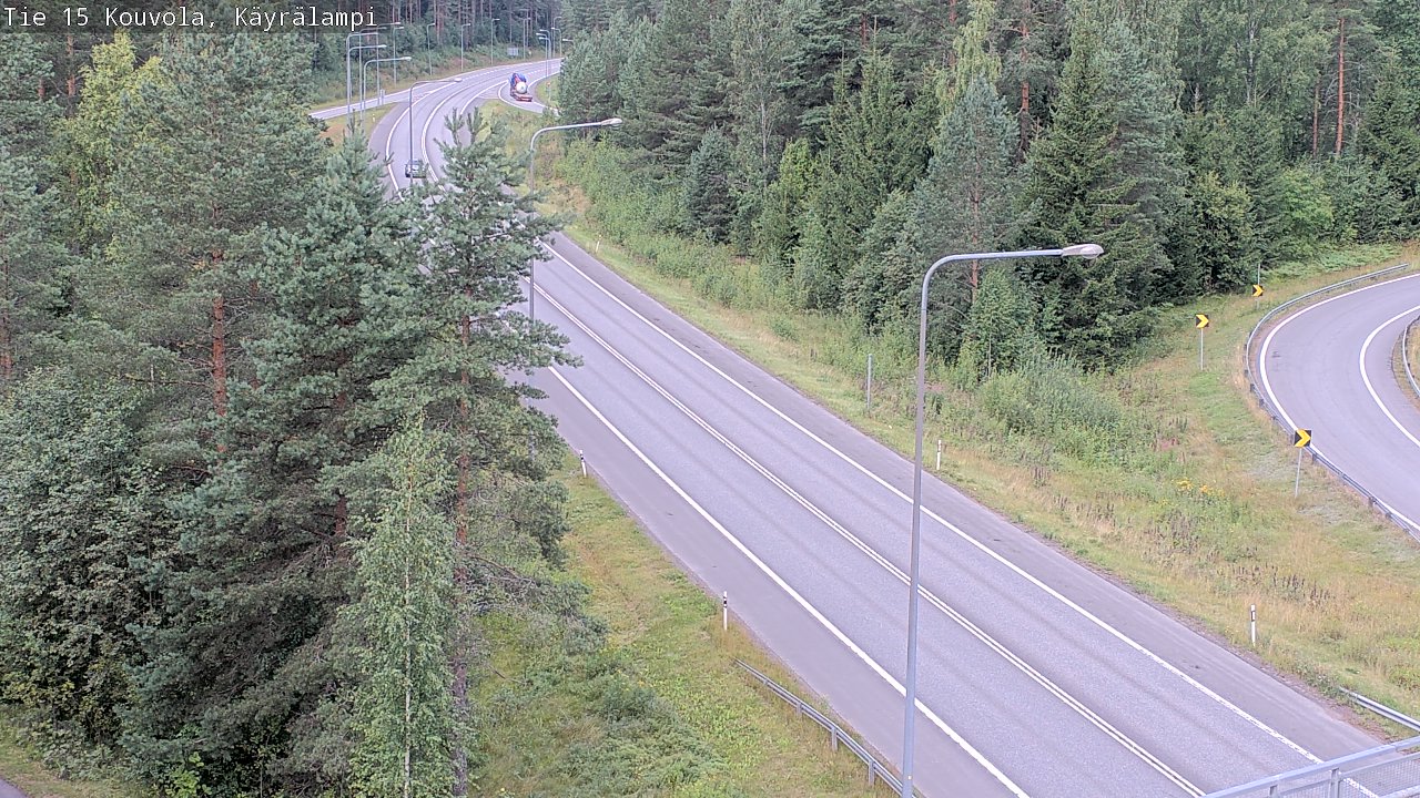 Weather Camera Image Road 15 Kouvola, Käyrälampi, Kouvola, Kymenlaakso