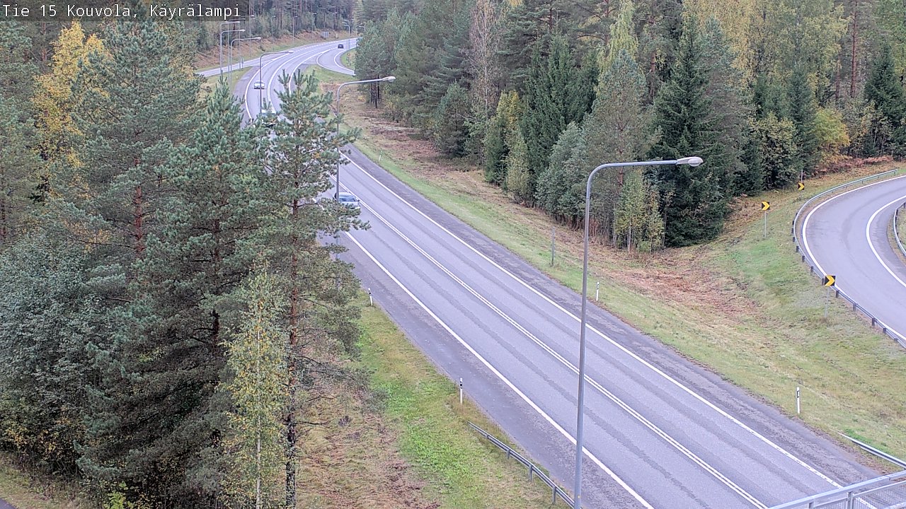 Weather Camera Image Road 15 Kouvola, Käyrälampi, Kouvola, Kymenlaakso