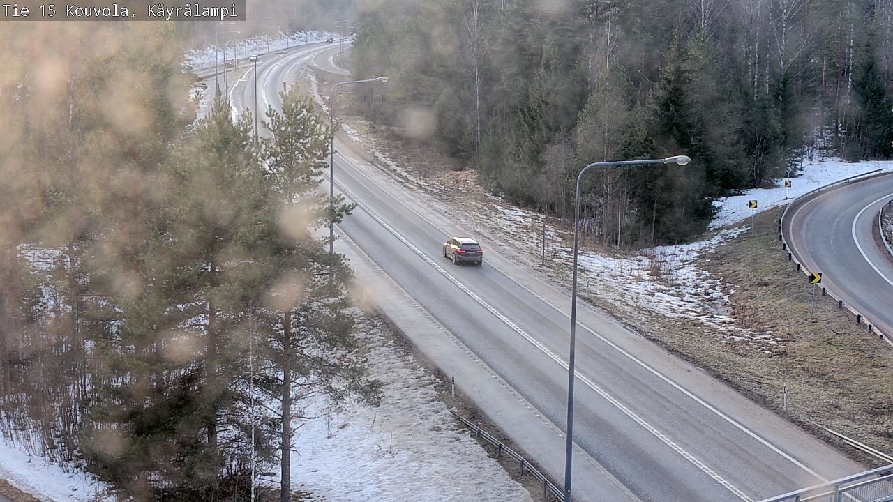 Weather Camera Image Väg 15 Kouvola, Käyrälampi, Kouvola, Kymenlaakso