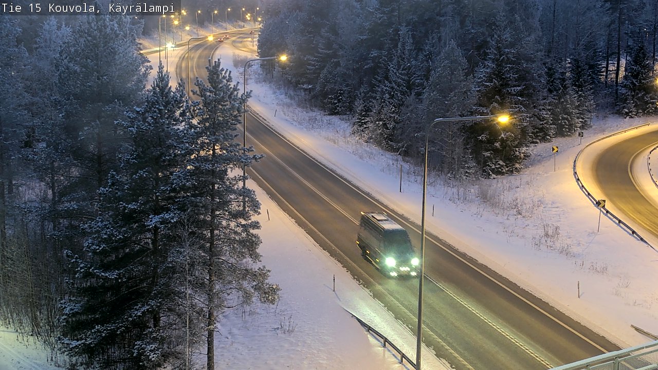 Weather Camera Image Road 15 Kouvola, Käyrälampi, Kouvola, Kymenlaakso