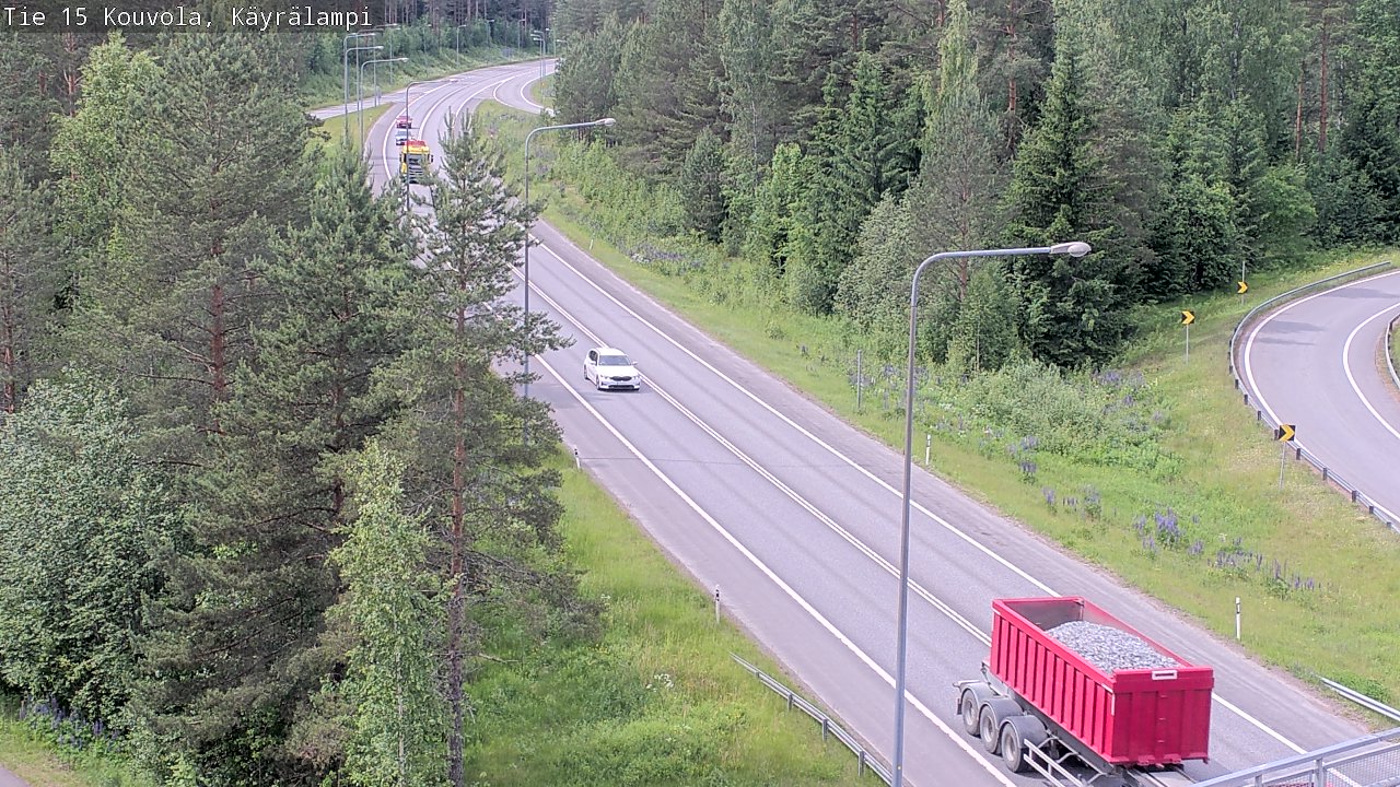 Kelikamerat Kuva Tie 15 Kouvola, Käyrälampi, Kouvola, Kymenlaakso