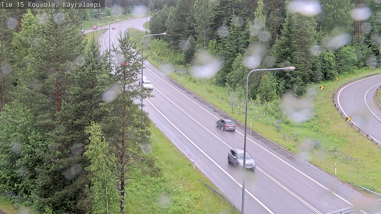 Weather Camera Image Väg 15 Kouvola, Käyrälampi, Kouvola, Kymenlaakso