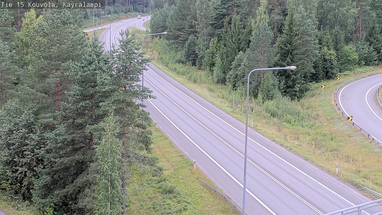 Weather Camera Image Road 15 Kouvola, Käyrälampi, Kouvola, Kymenlaakso