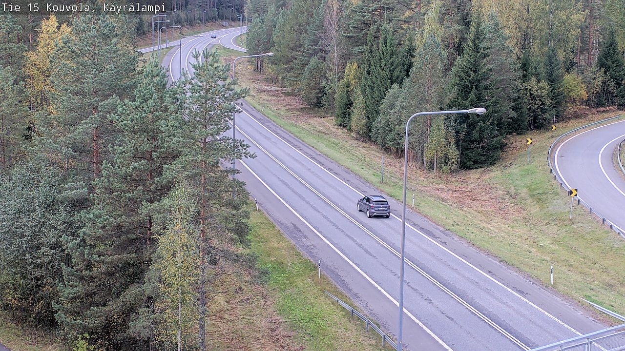 Weather Camera Image Road 15 Kouvola, Käyrälampi, Kouvola, Kymenlaakso