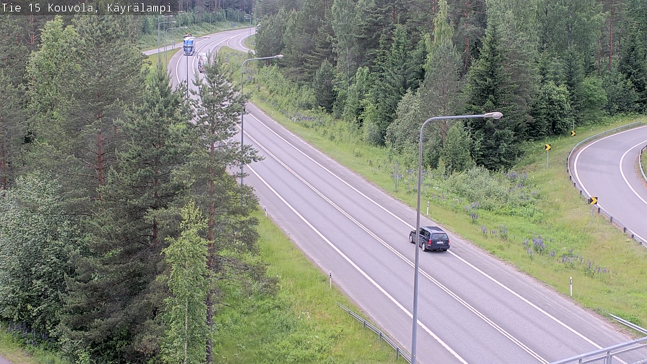 Kelikamerat Kuva Tie 15 Kouvola, Käyrälampi, Kouvola, Kymenlaakso
