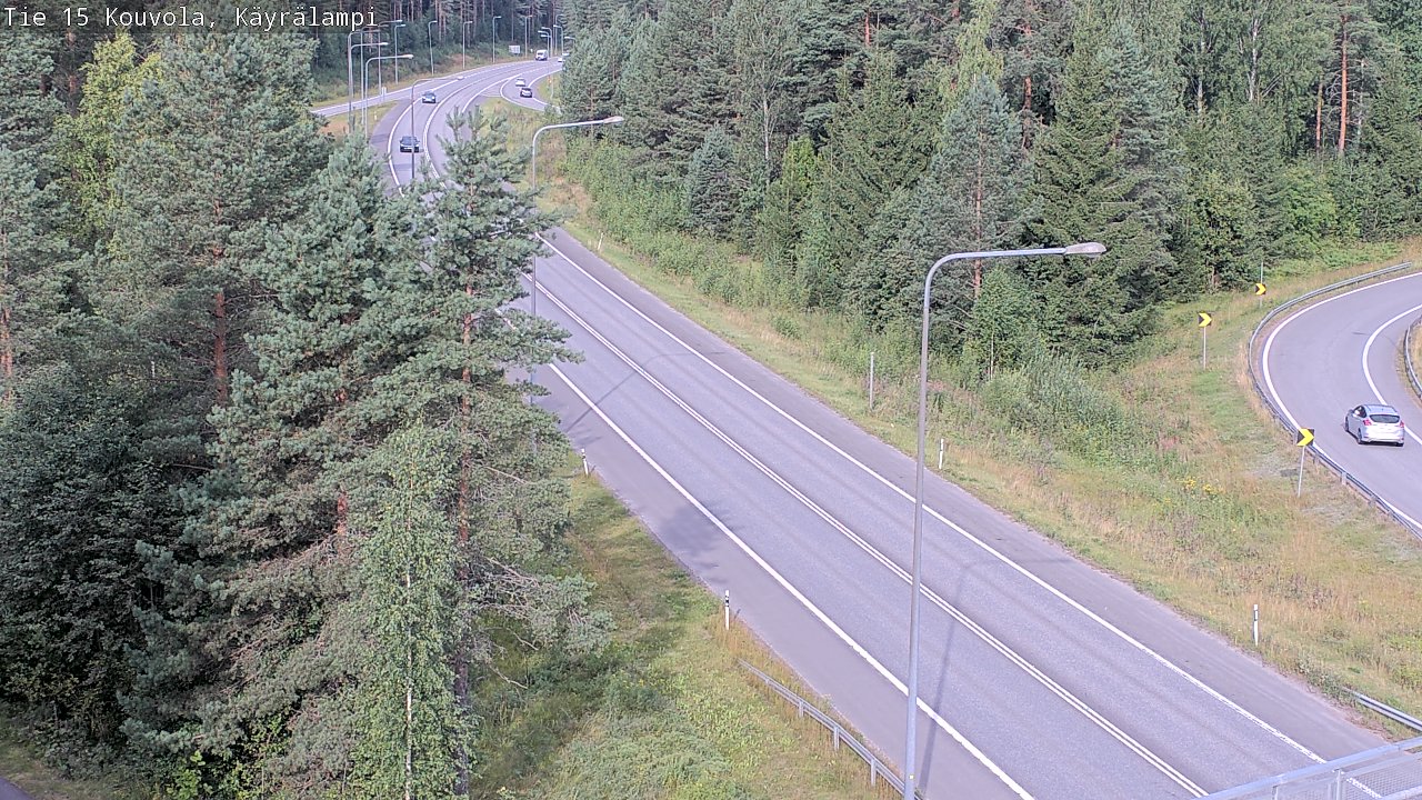 Kelikamerat Kuva Tie 15 Kouvola, Käyrälampi, Kouvola, Kymenlaakso