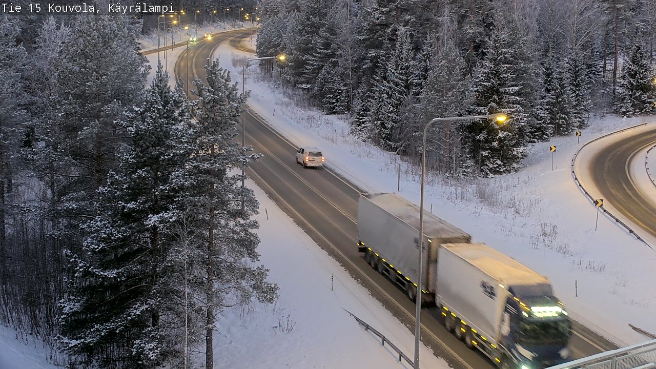Kelikamerat Kuva Tie 15 Kouvola, Käyrälampi, Kouvola, Kymenlaakso