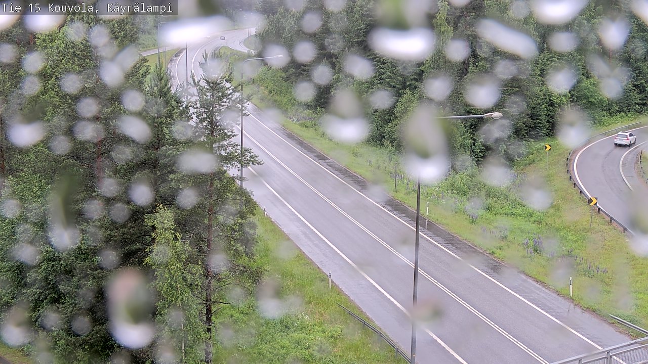 Weather Camera Image Väg 15 Kouvola, Käyrälampi, Kouvola, Kymenlaakso