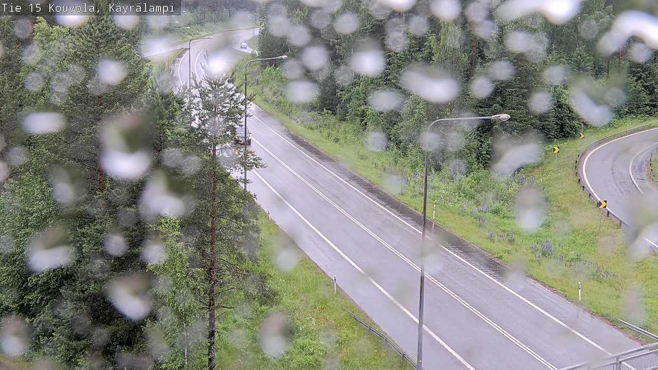 Weather Camera Image Väg 15 Kouvola, Käyrälampi, Kouvola, Kymenlaakso