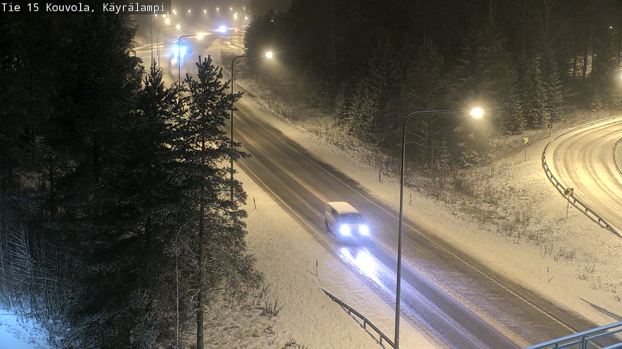 Weather Camera Image Road 15 Kouvola, Käyrälampi, Kouvola, Kymenlaakso