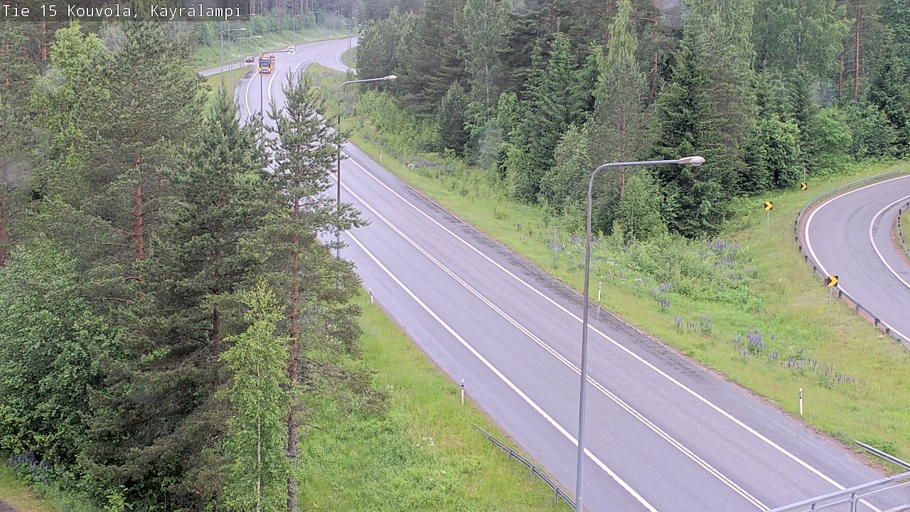 Kelikamerat Kuva Tie 15 Kouvola, Käyrälampi, Kouvola, Kymenlaakso