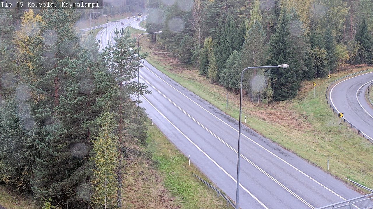 Weather Camera Image Road 15 Kouvola, Käyrälampi, Kouvola, Kymenlaakso