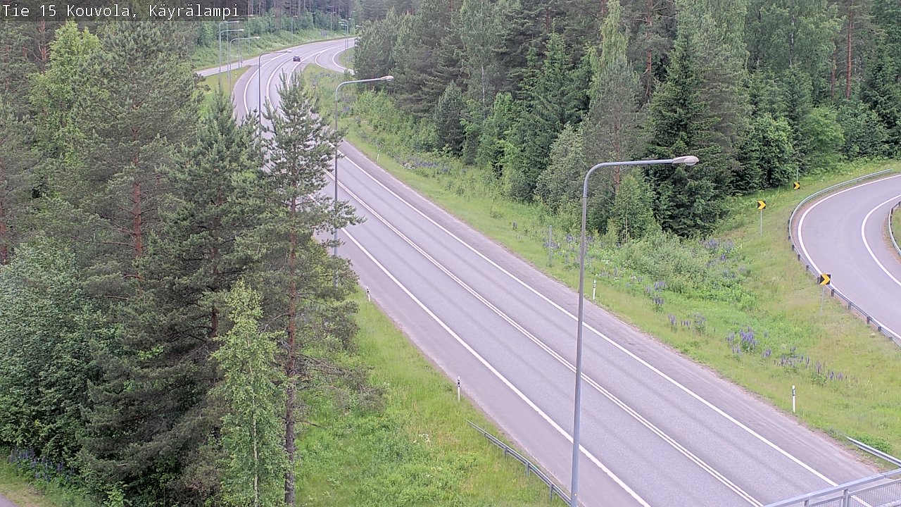 Kelikamerat Kuva Tie 15 Kouvola, Käyrälampi, Kouvola, Kymenlaakso