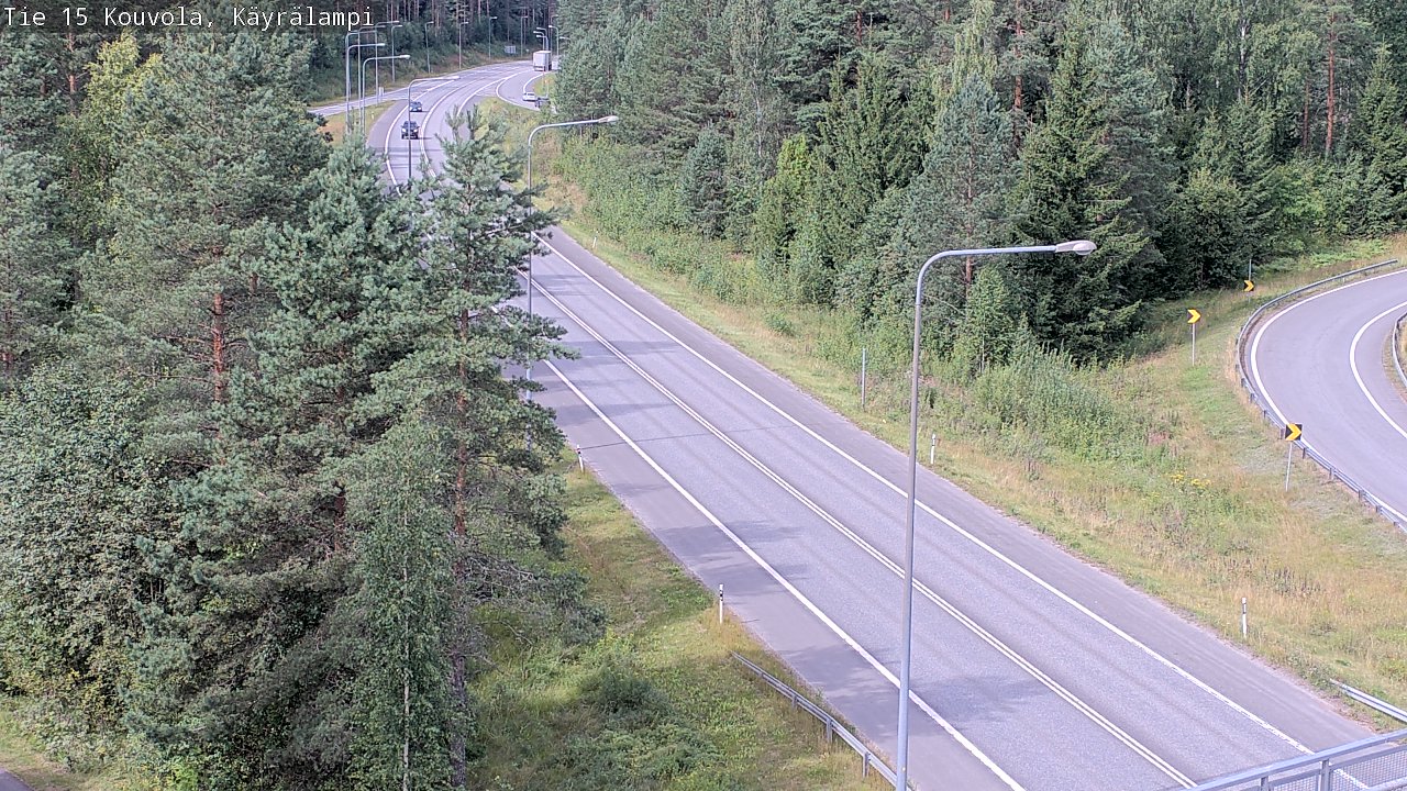 Kelikamerat Kuva Tie 15 Kouvola, Käyrälampi, Kouvola, Kymenlaakso