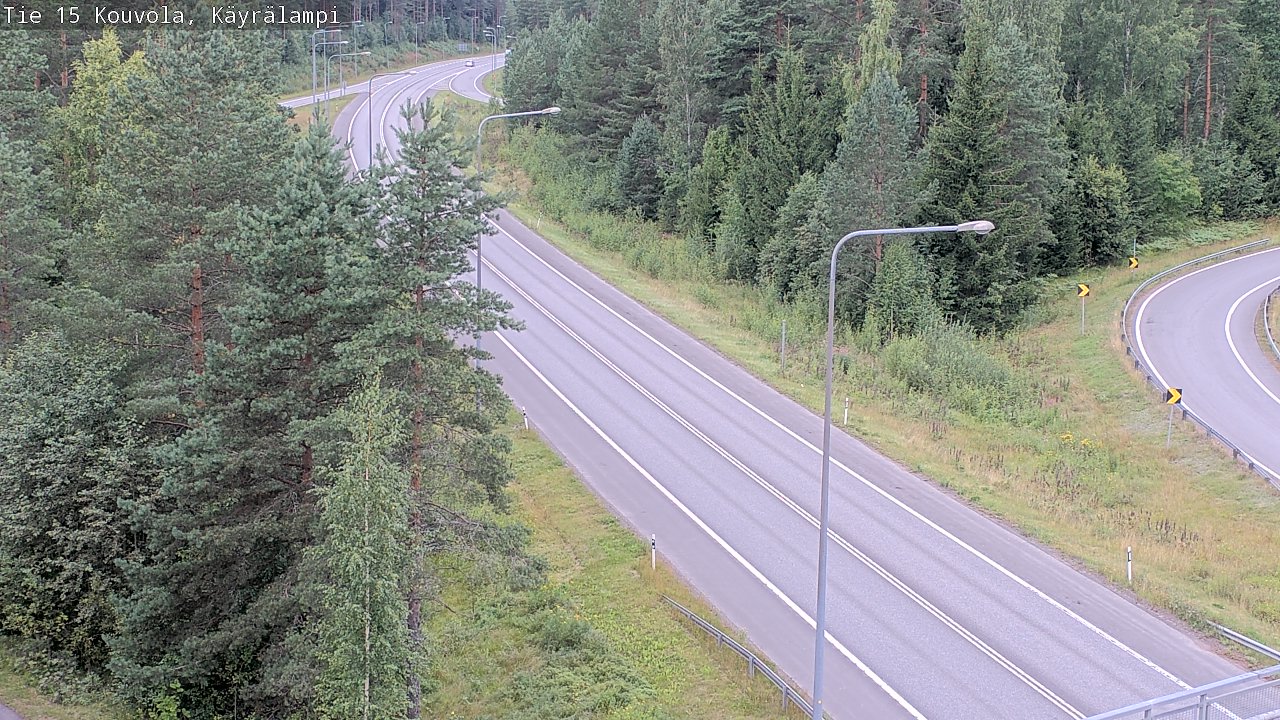 Weather Camera Image Road 15 Kouvola, Käyrälampi, Kouvola, Kymenlaakso