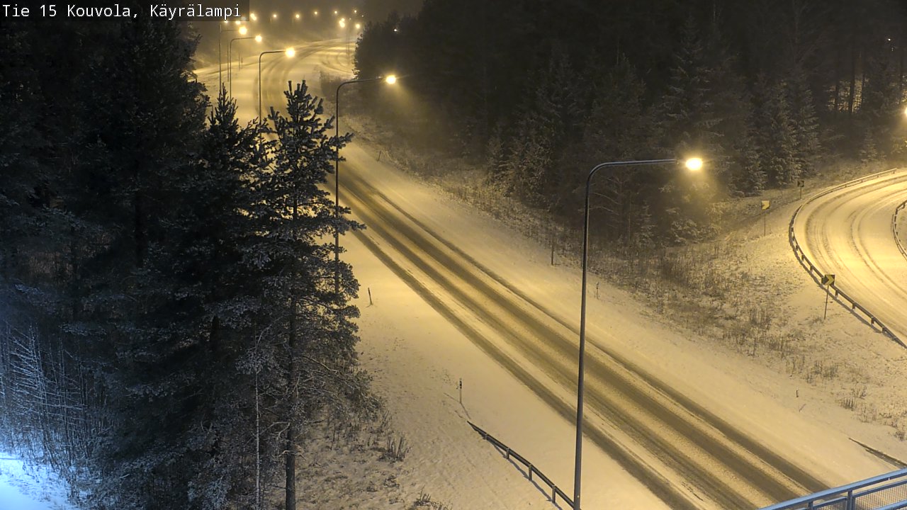 Weather Camera Image Road 15 Kouvola, Käyrälampi, Kouvola, Kymenlaakso