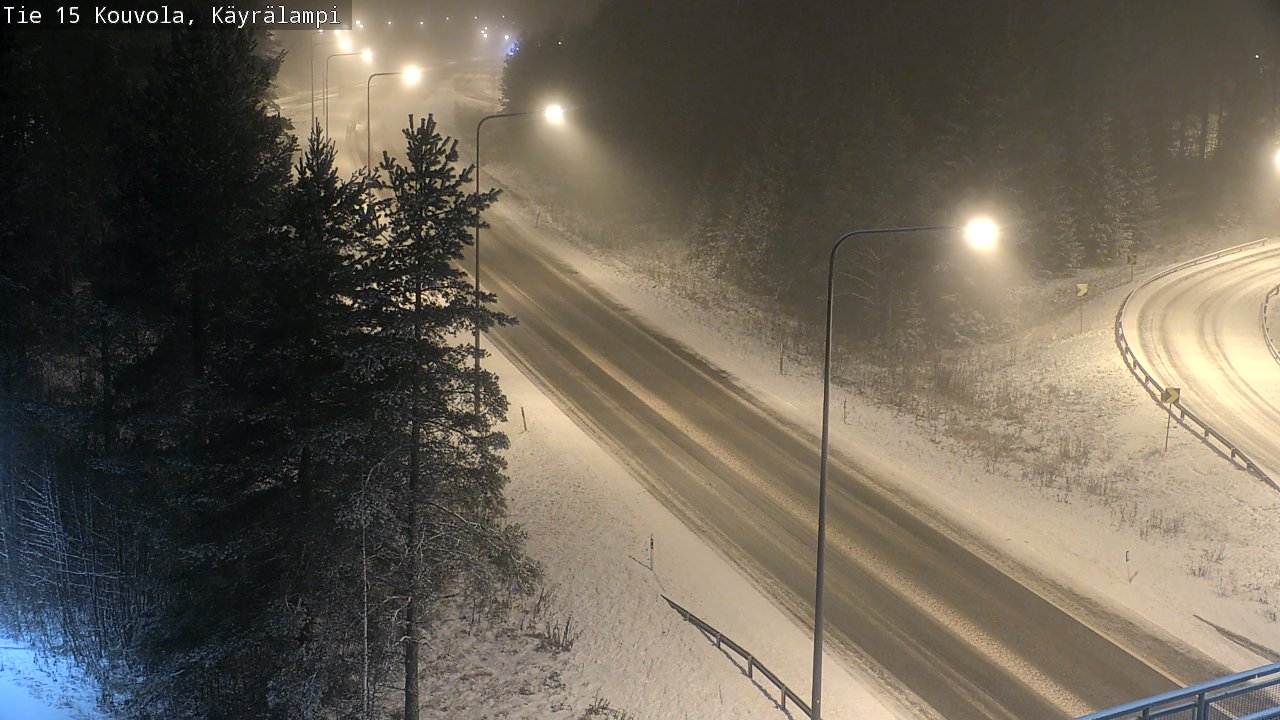 Weather Camera Image Road 15 Kouvola, Käyrälampi, Kouvola, Kymenlaakso