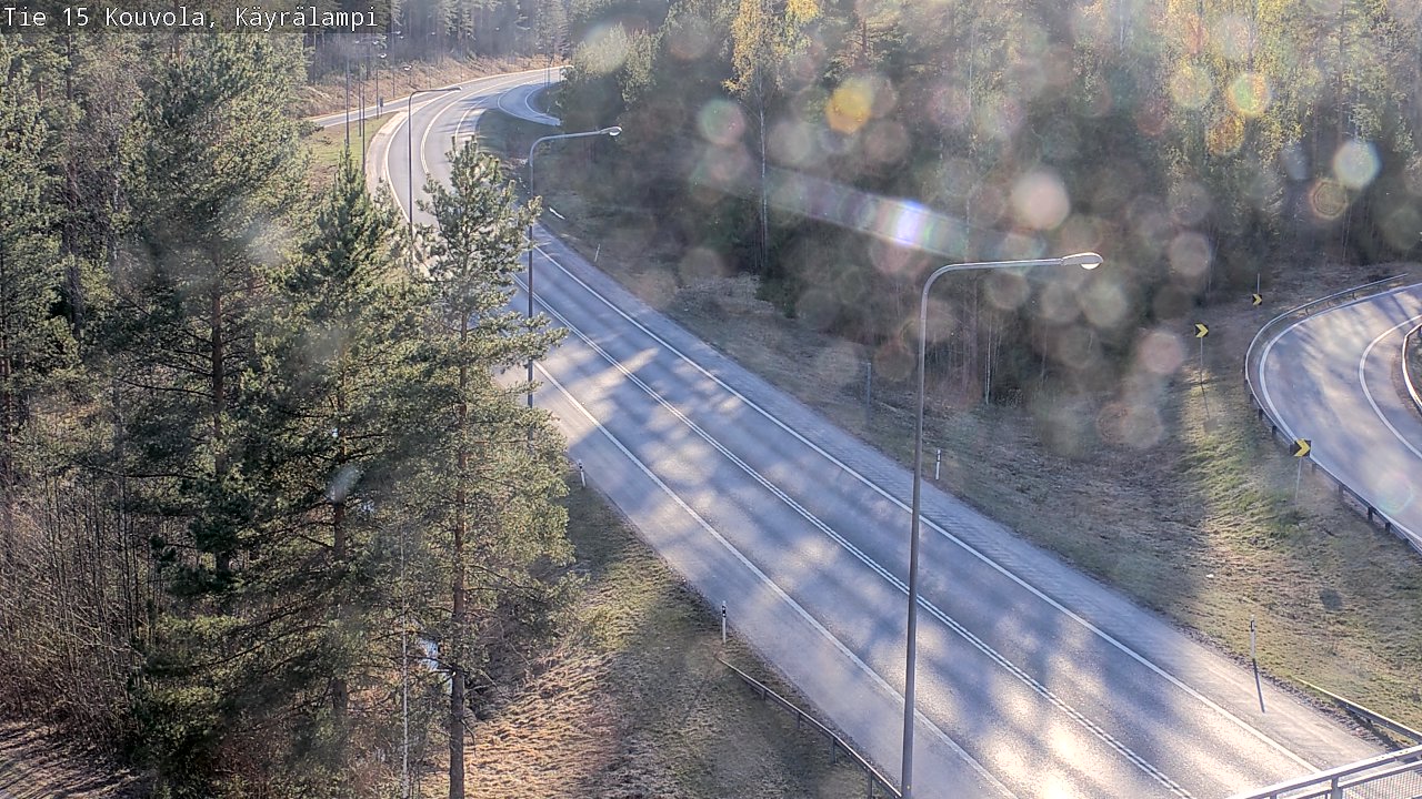 Kelikamerat Kuva Tie 15 Kouvola, Käyrälampi, Kouvola, Kymenlaakso