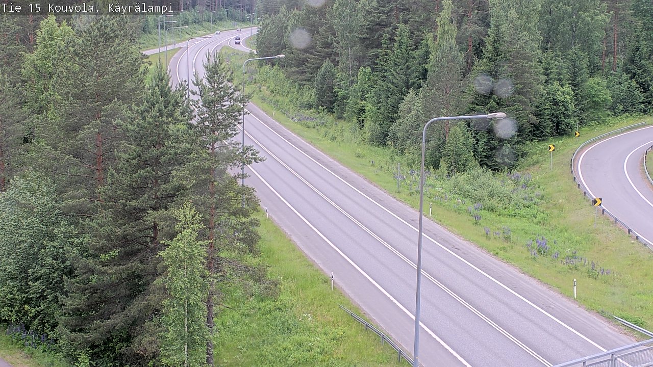 Kelikamerat Kuva Tie 15 Kouvola, Käyrälampi, Kouvola, Kymenlaakso