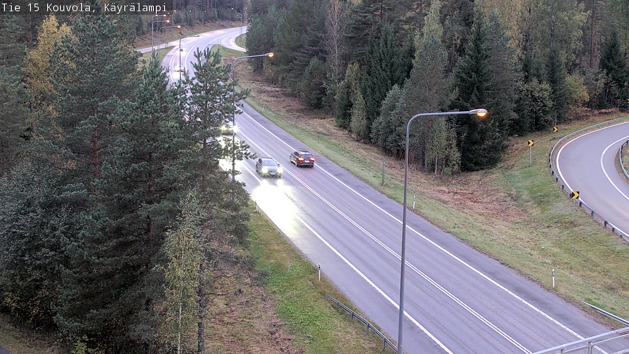 Weather Camera Image Road 15 Kouvola, Käyrälampi, Kouvola, Kymenlaakso