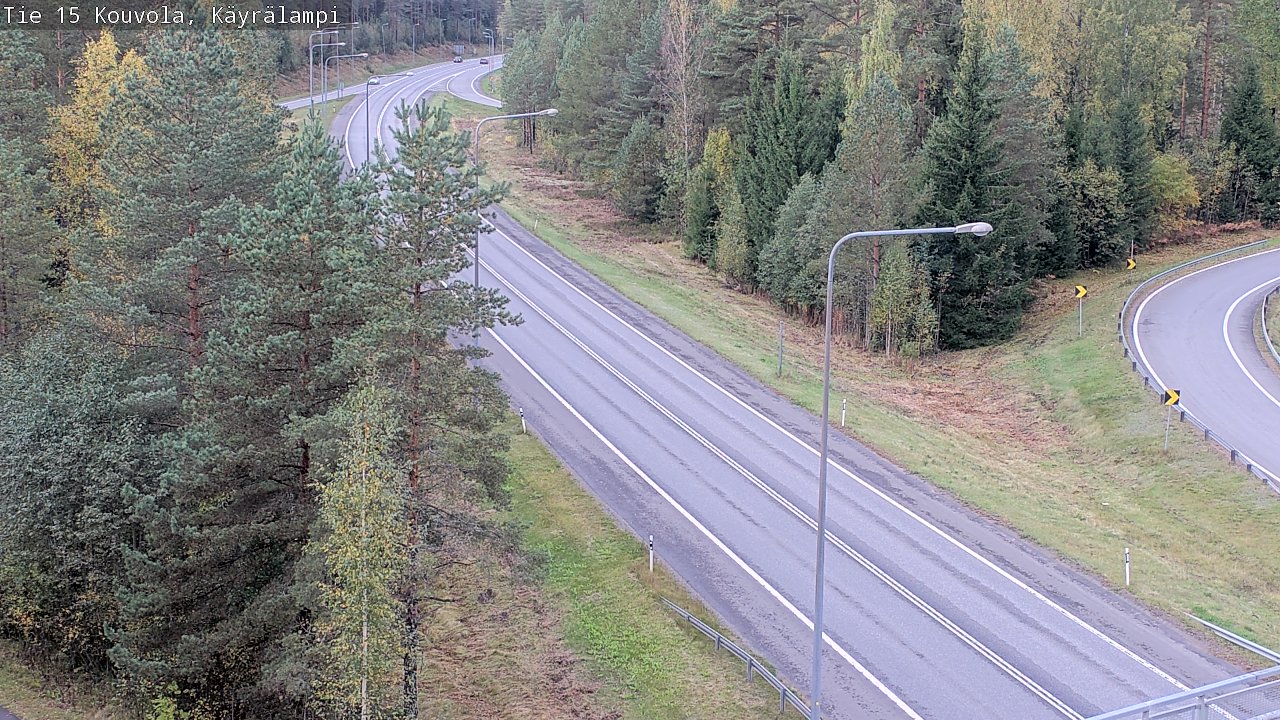 Weather Camera Image Road 15 Kouvola, Käyrälampi, Kouvola, Kymenlaakso