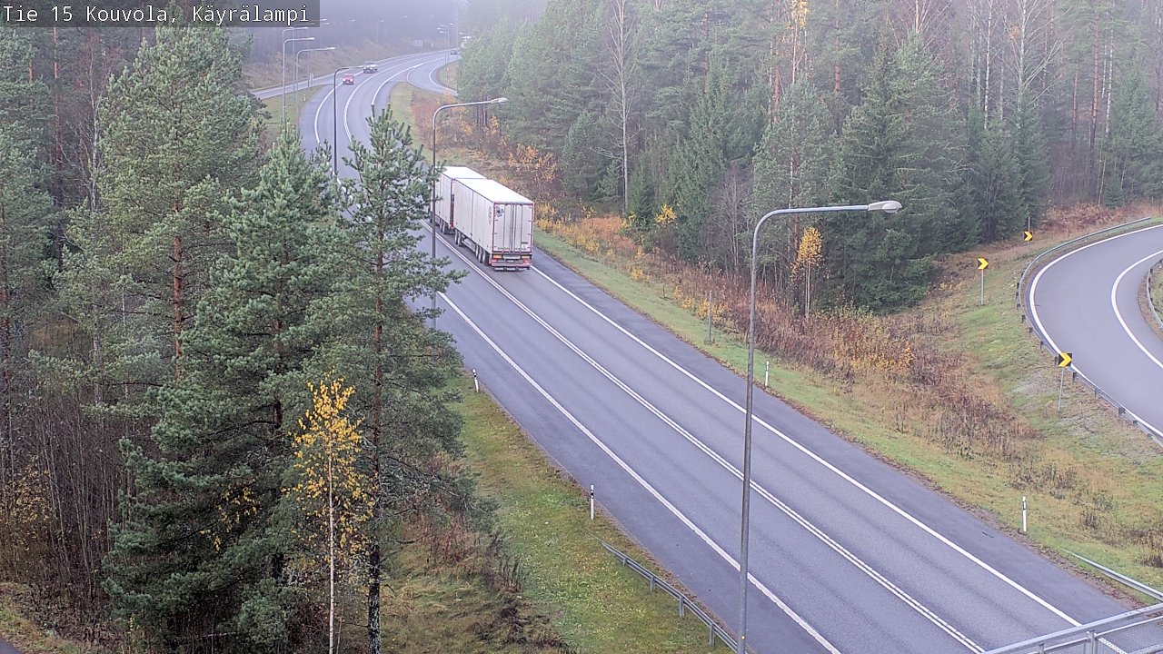 Kelikamerat Kuva Tie 15 Kouvola, Käyrälampi, Kouvola, Kymenlaakso