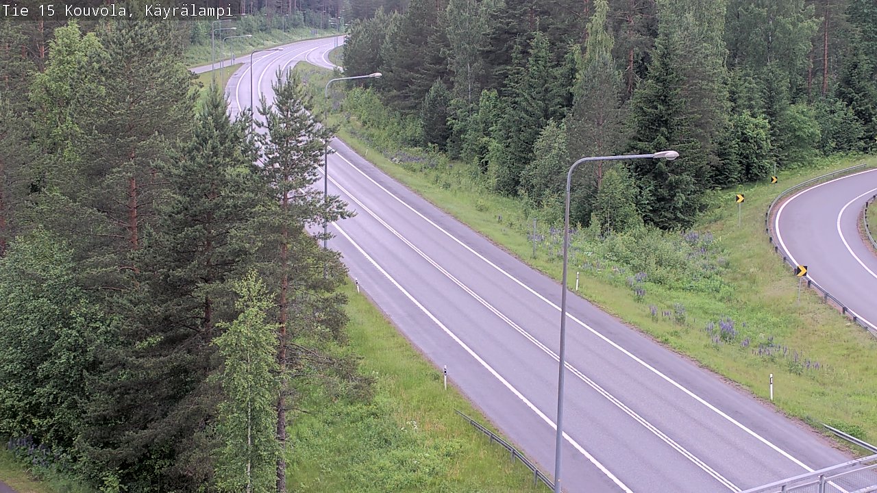 Kelikamerat Kuva Tie 15 Kouvola, Käyrälampi, Kouvola, Kymenlaakso