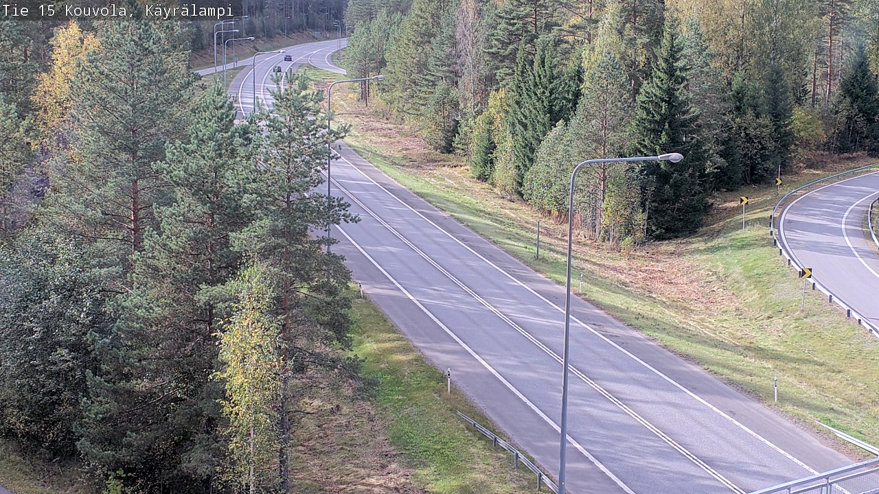 Weather Camera Image Road 15 Kouvola, Käyrälampi, Kouvola, Kymenlaakso