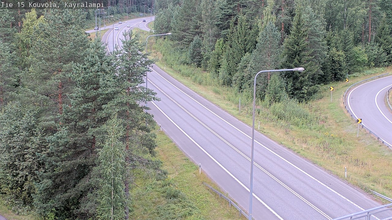 Weather Camera Image Road 15 Kouvola, Käyrälampi, Kouvola, Kymenlaakso