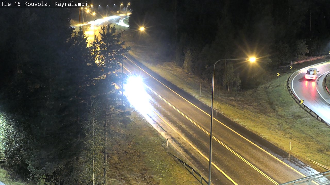 Weather Camera Image Road 15 Kouvola, Käyrälampi, Kouvola, Kymenlaakso
