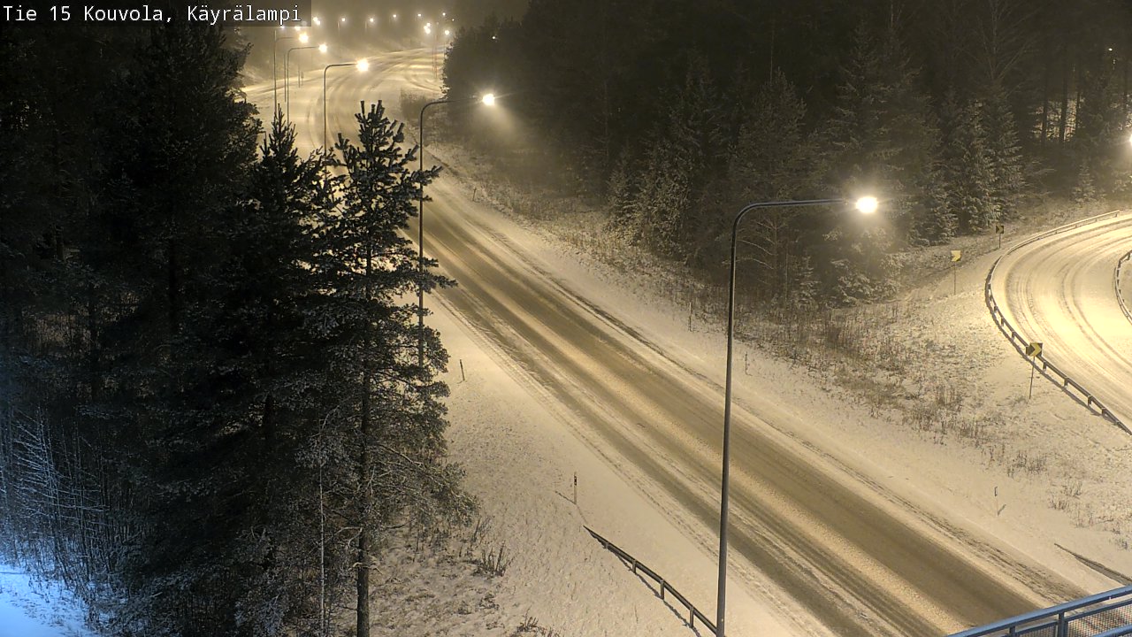 Weather Camera Image Road 15 Kouvola, Käyrälampi, Kouvola, Kymenlaakso