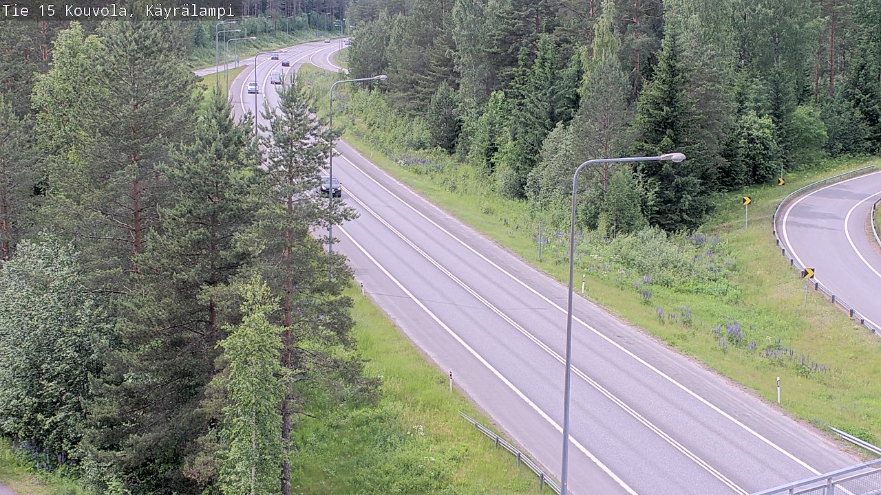 Kelikamerat Kuva Tie 15 Kouvola, Käyrälampi, Kouvola, Kymenlaakso