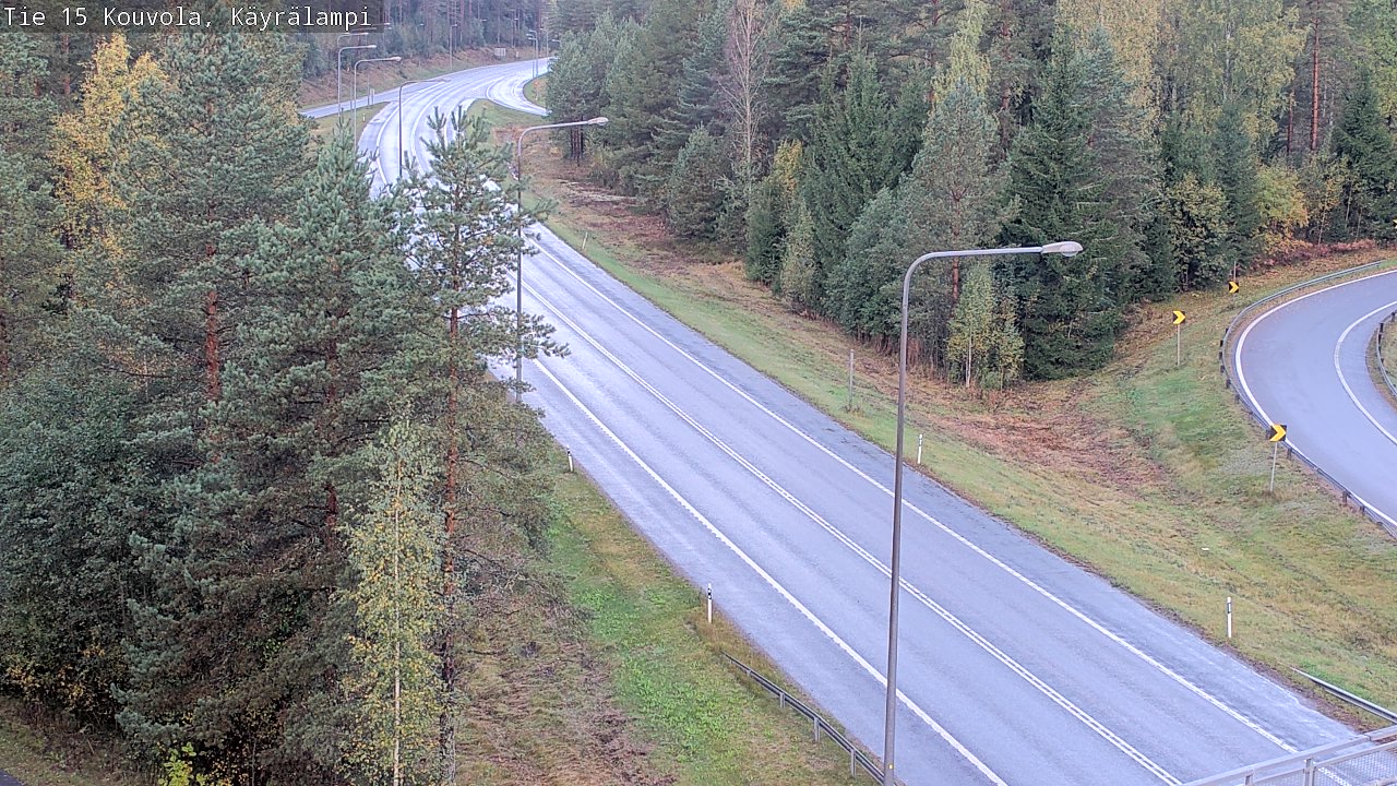 Weather Camera Image Road 15 Kouvola, Käyrälampi, Kouvola, Kymenlaakso