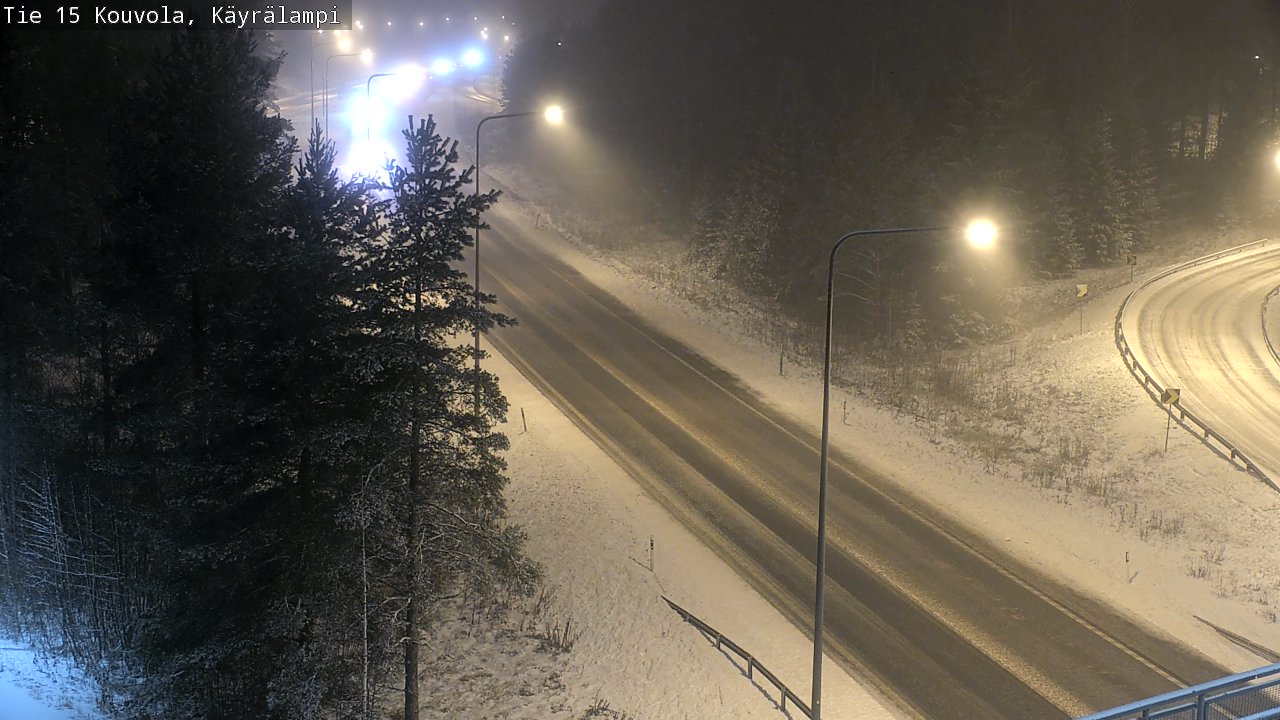 Weather Camera Image Road 15 Kouvola, Käyrälampi, Kouvola, Kymenlaakso