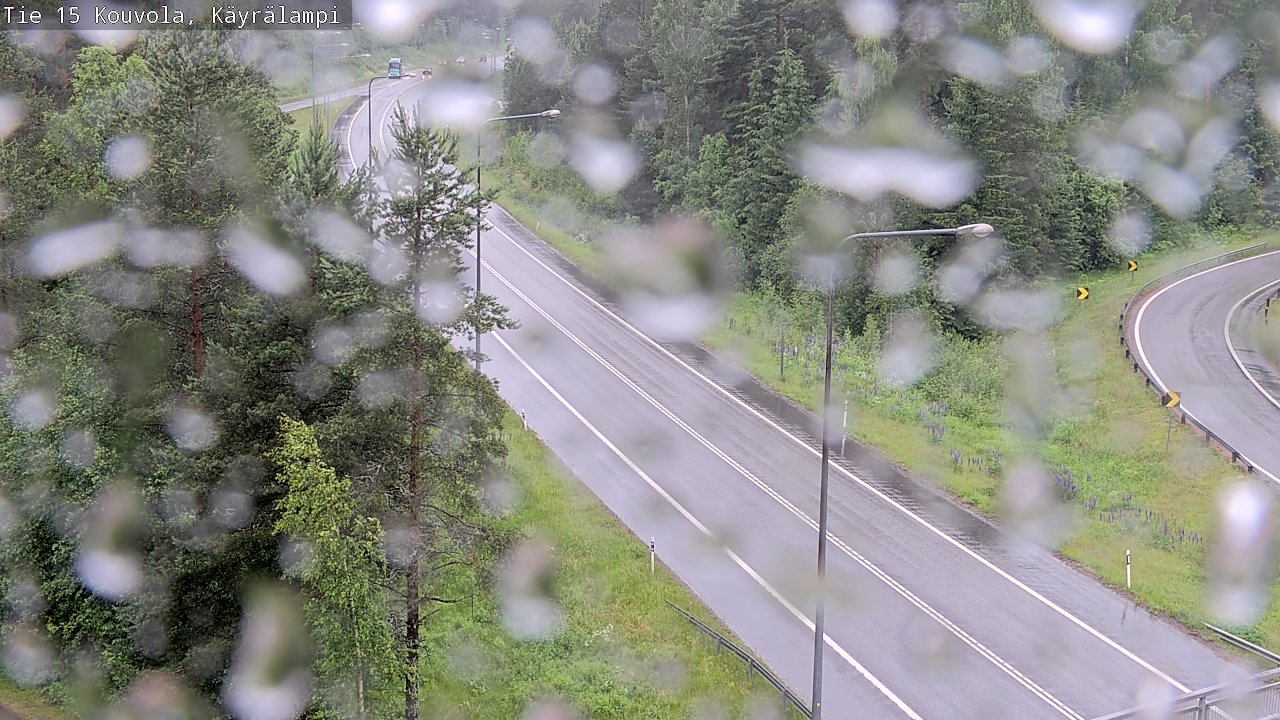 Weather Camera Image Väg 15 Kouvola, Käyrälampi, Kouvola, Kymenlaakso