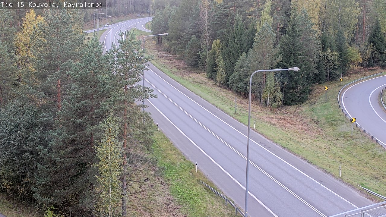 Weather Camera Image Road 15 Kouvola, Käyrälampi, Kouvola, Kymenlaakso