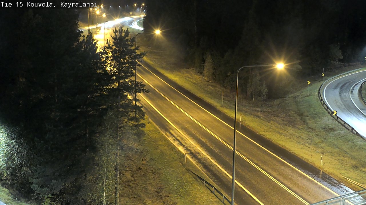 Weather Camera Image Road 15 Kouvola, Käyrälampi, Kouvola, Kymenlaakso