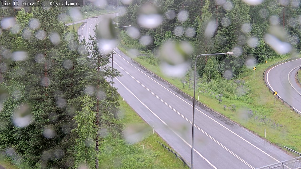 Weather Camera Image Väg 15 Kouvola, Käyrälampi, Kouvola, Kymenlaakso