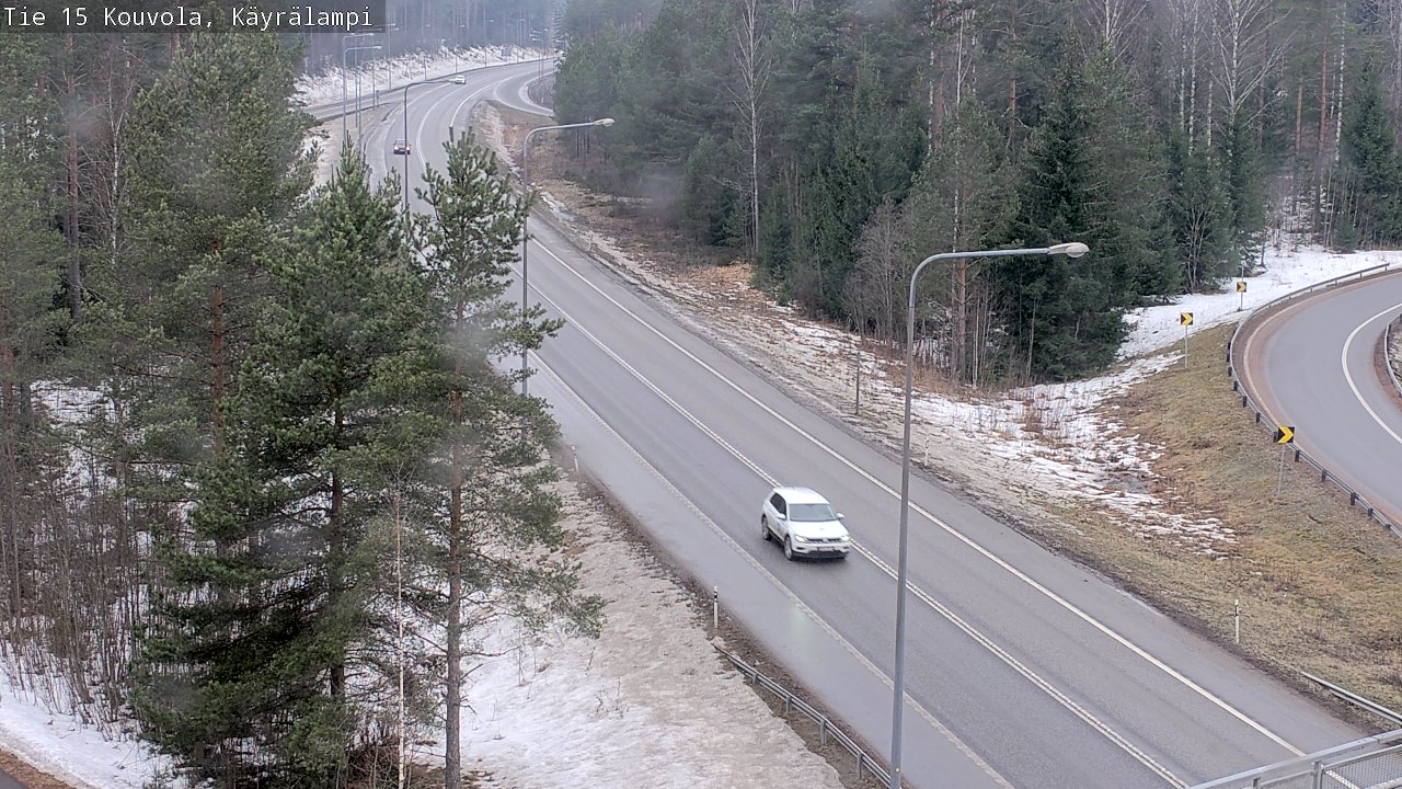 Weather Camera Image Väg 15 Kouvola, Käyrälampi, Kouvola, Kymenlaakso