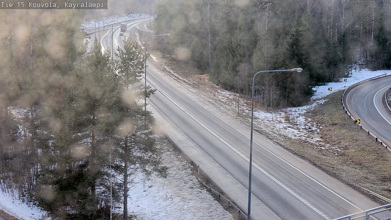 Weather Camera Image Väg 15 Kouvola, Käyrälampi, Kouvola, Kymenlaakso
