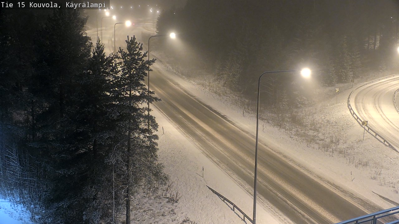 Weather Camera Image Road 15 Kouvola, Käyrälampi, Kouvola, Kymenlaakso