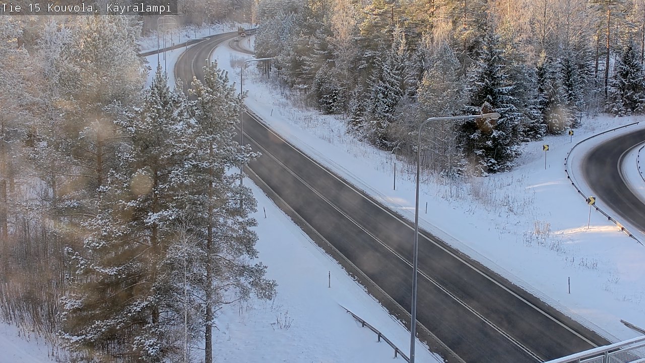 Weather Camera Image Road 15 Kouvola, Käyrälampi, Kouvola, Kymenlaakso