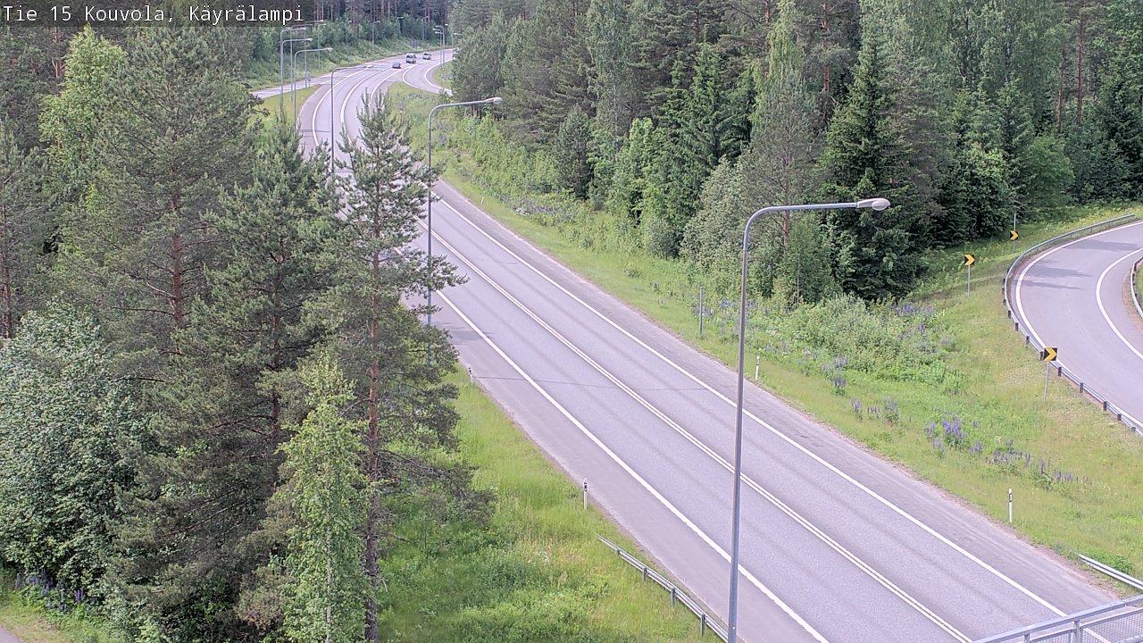 Kelikamerat Kuva Tie 15 Kouvola, Käyrälampi, Kouvola, Kymenlaakso