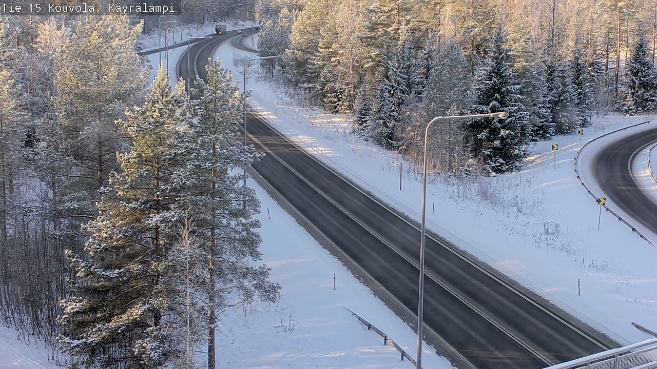 Weather Camera Image Väg 15 Kouvola, Käyrälampi, Kouvola, Kymenlaakso